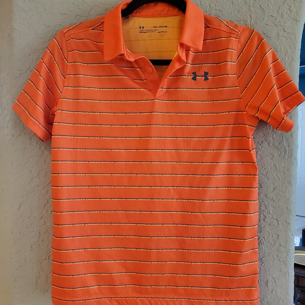 Under Armour kids golf shirt.  Size YXL. NWOT